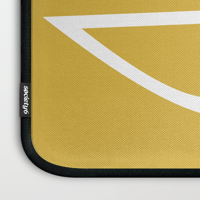 Shorebird Pair in Light Mustard and White Laptop Sleeve Gallery Image 3