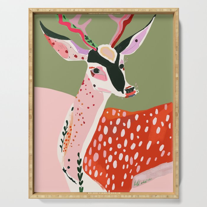 Enchanted Deer Serving Tray Gallery Image 1