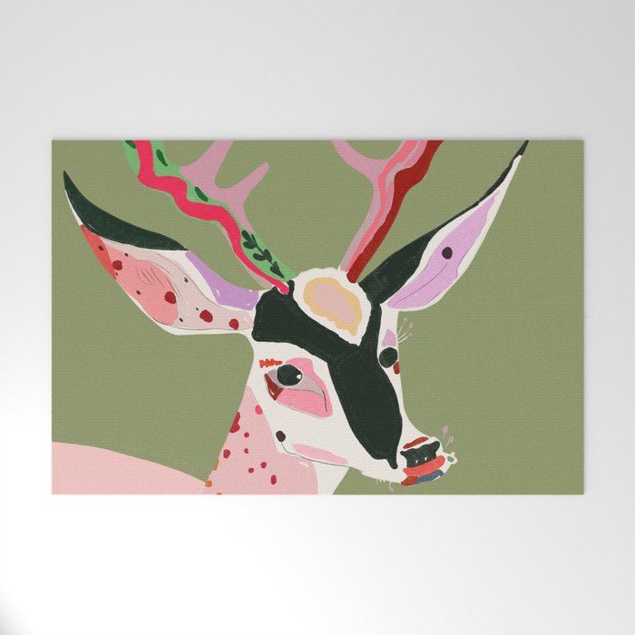 Enchanted Deer Welcome Mat Gallery Image 1