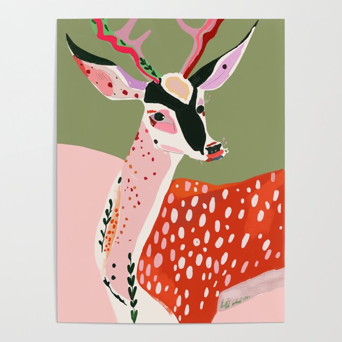 Enchanted Deer Poster Gallery Image 4