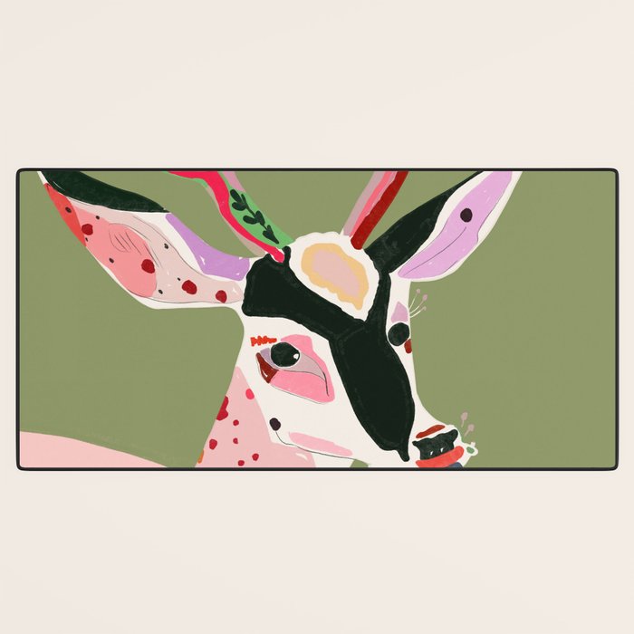 Enchanted Deer Desk Mat Gallery Image 3