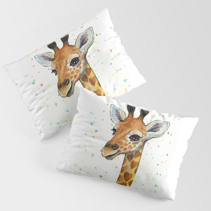 Baby Giraffe Pillow Sham Gallery Image 3