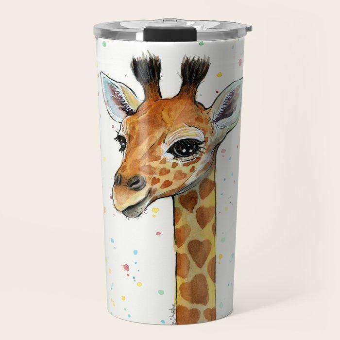 Baby Giraffe Travel Mug Gallery Image 1
