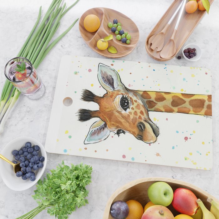 Baby Giraffe Cutting Board Gallery Image 2