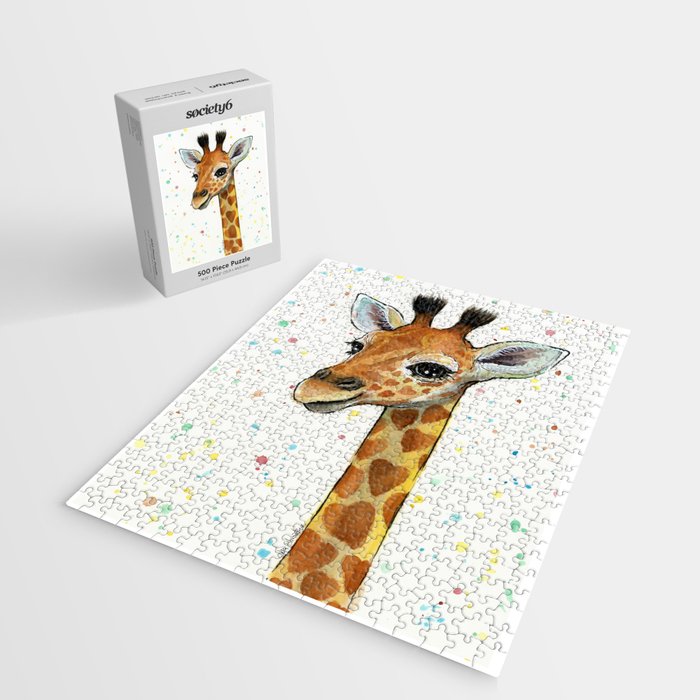 Baby Giraffe Jigsaw Puzzle Gallery Image 2