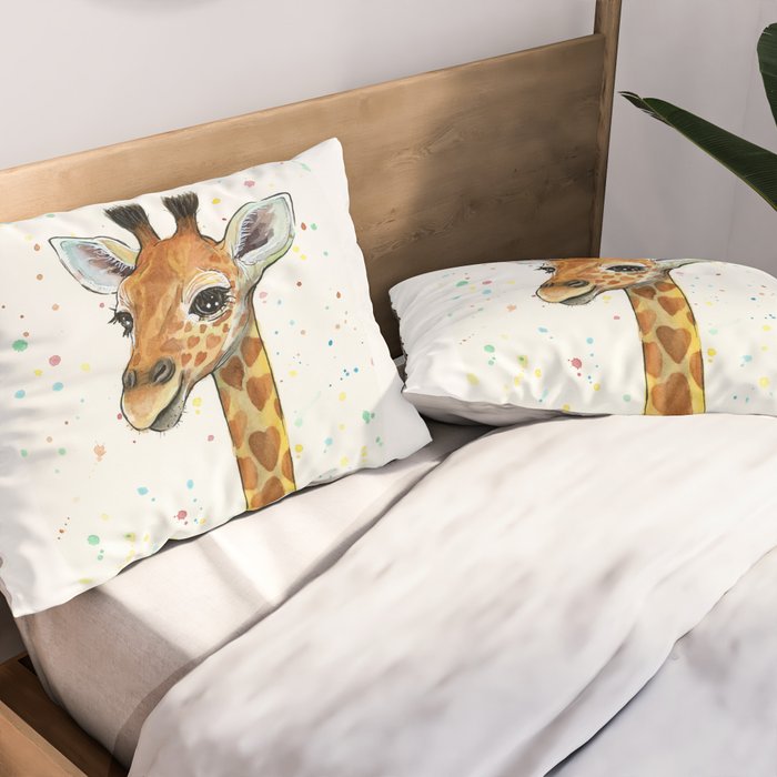 Baby Giraffe Pillow Sham Gallery Image 2