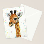 Baby Giraffe Stationery Card Gallery Image 2