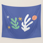Inspired by Matisse - Seagrass and Sun 1-2  Wall Tapestry Gallery Image 4