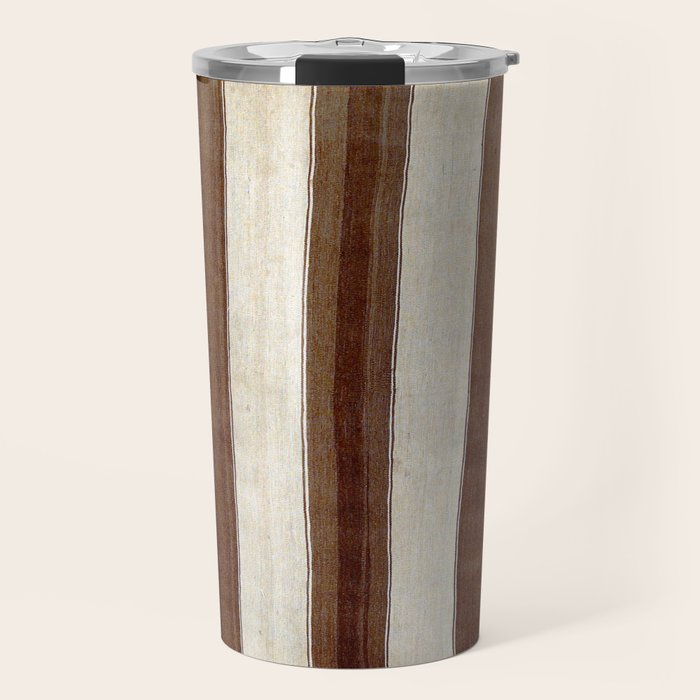 Bakhtiari  Antique Chahar Mahal Persian Kilim Print Travel Mug Gallery Image 1