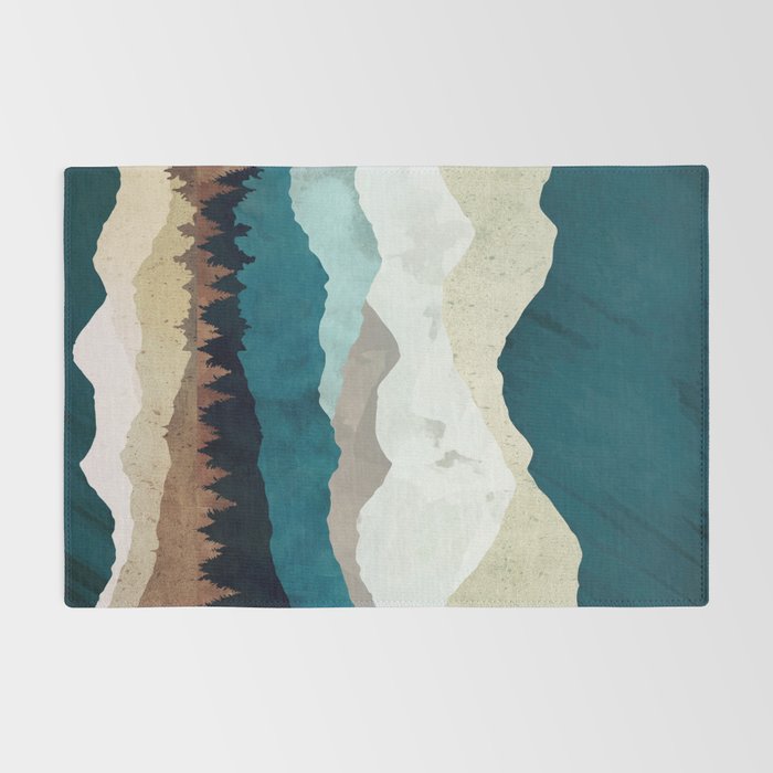 Fall Forest Night Rug Gallery Image 2