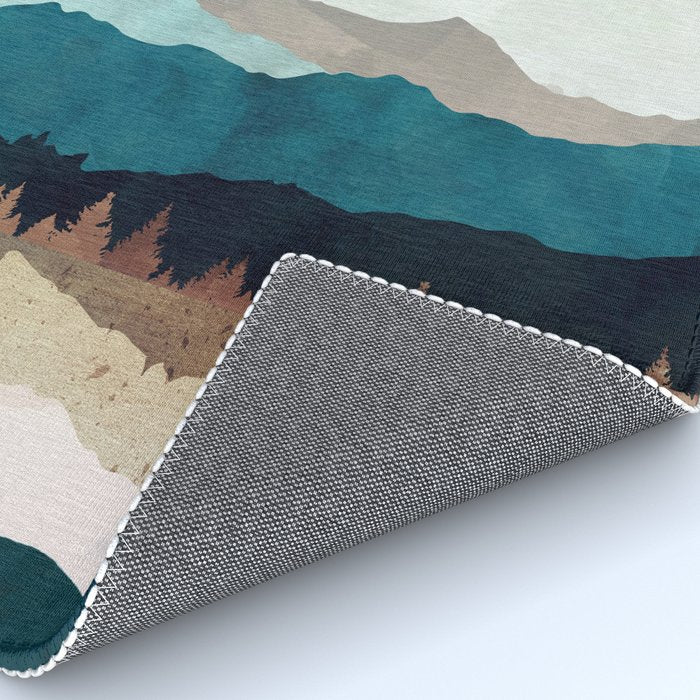 Fall Forest Night Rug Gallery Image 4