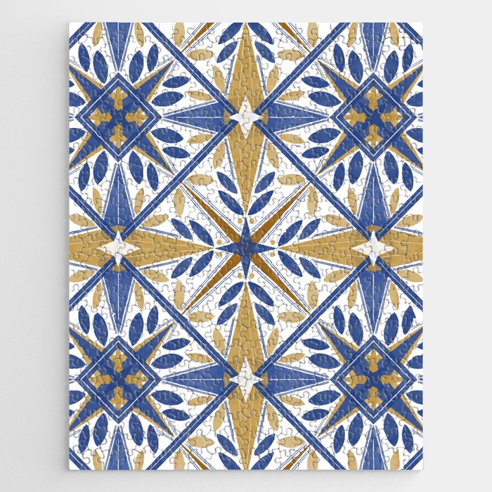 Geometric modern tile B Jigsaw Puzzle Gallery Image 1