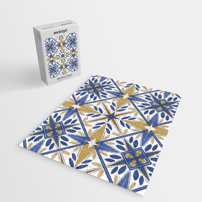 Geometric modern tile B Jigsaw Puzzle Gallery Image 2