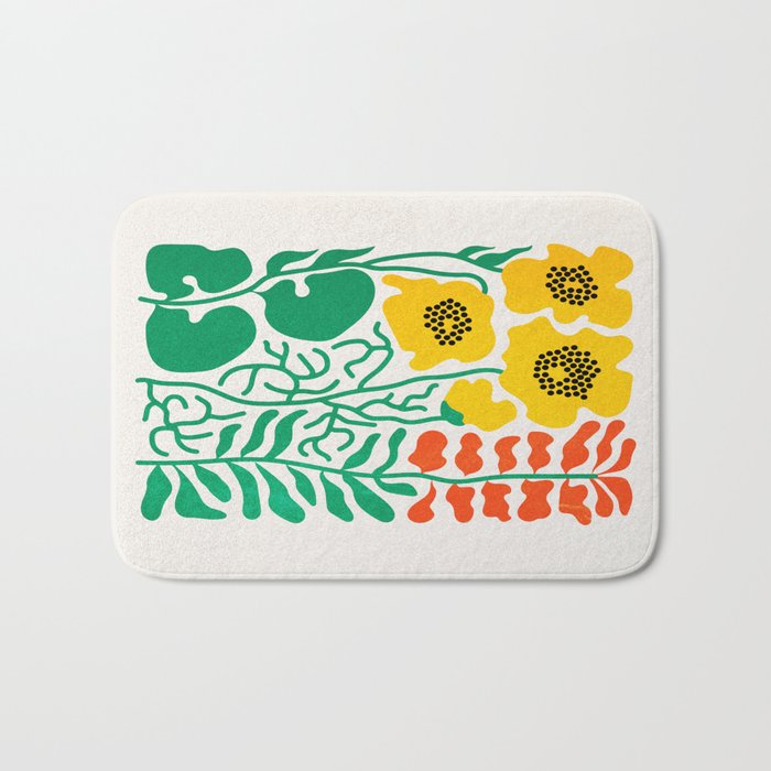 Flowers & Branches II Bath Mat Gallery Image 1