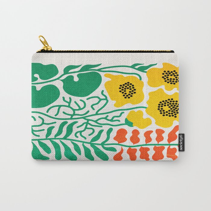 Flowers & Branches II Carry All Pouch Gallery Image 1