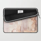 Shiny Metal Copper Hand Drawn Strokes Laptop Sleeve Gallery Image 2