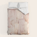 Shiny Metal Copper Hand Drawn Strokes Comforter Gallery Image 6