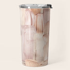 Shiny Metal Copper Hand Drawn Strokes Travel Mug Gallery Image 2