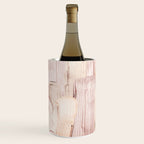 Shiny Metal Copper Hand Drawn Strokes Wine Chiller Gallery Image 1