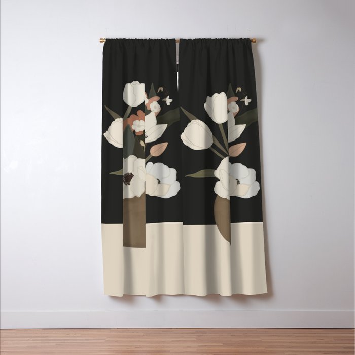Gently Flowers 2 Window Curtain Gallery Image 3