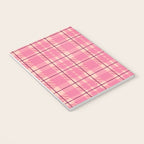 Rustic Pink Tartan Plaid Notebook Gallery Image 3