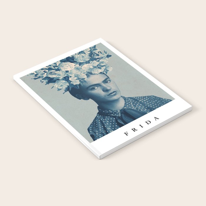 for Frida ~ with border Notebook Gallery Image 1