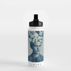 for Frida ~ with border Water Bottle Gallery Image 2