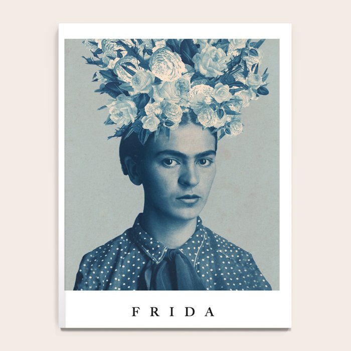 for Frida ~ with border Notebook Gallery Image 4