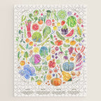 Seasonal Harvests - Neutral Jigsaw Puzzle Gallery Image 1