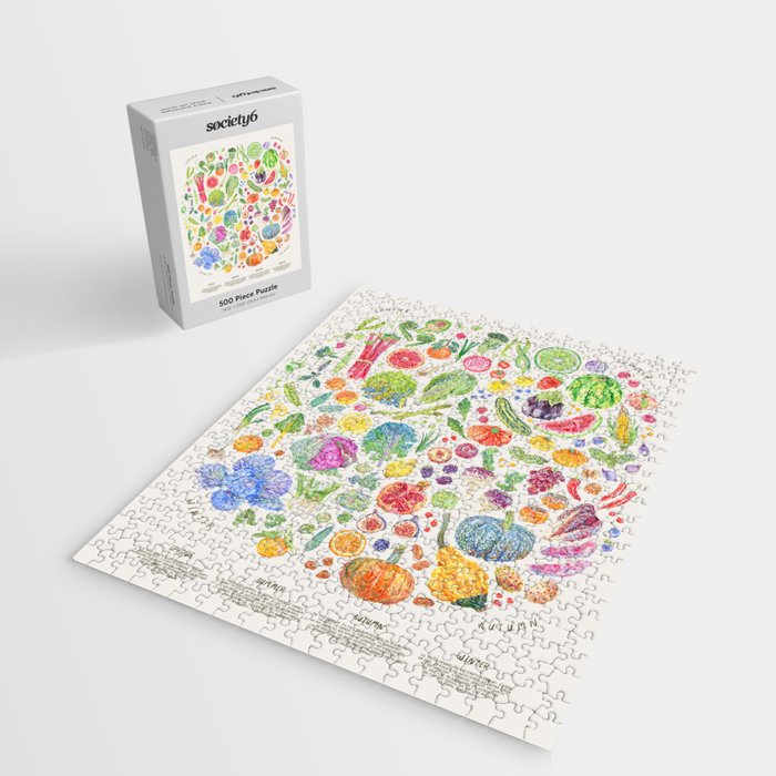 Seasonal Harvests - Neutral Jigsaw Puzzle Gallery Image 2