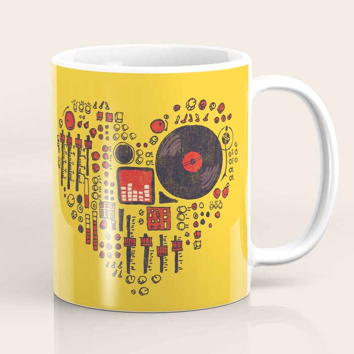Music in every heartbeat Coffee Mug Gallery Image 1