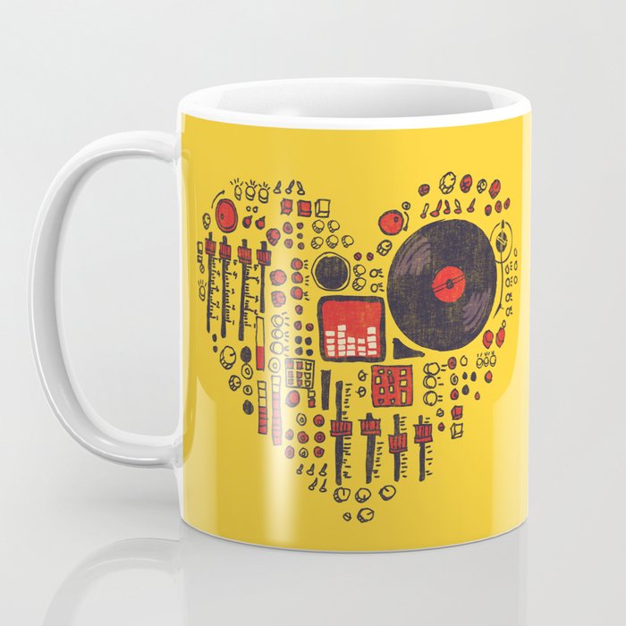 Music in every heartbeat Coffee Mug Gallery Image 3