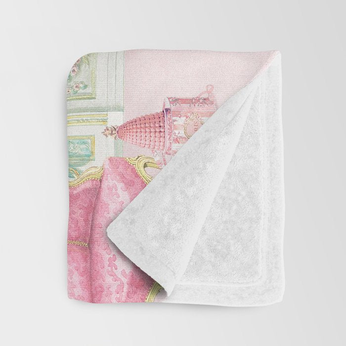 Marie Antoinette, Palace of Versailles, Diorama Throw Blanket Gallery Image 3
