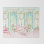 Marie Antoinette, Palace of Versailles, Diorama Throw Blanket Gallery Image 2