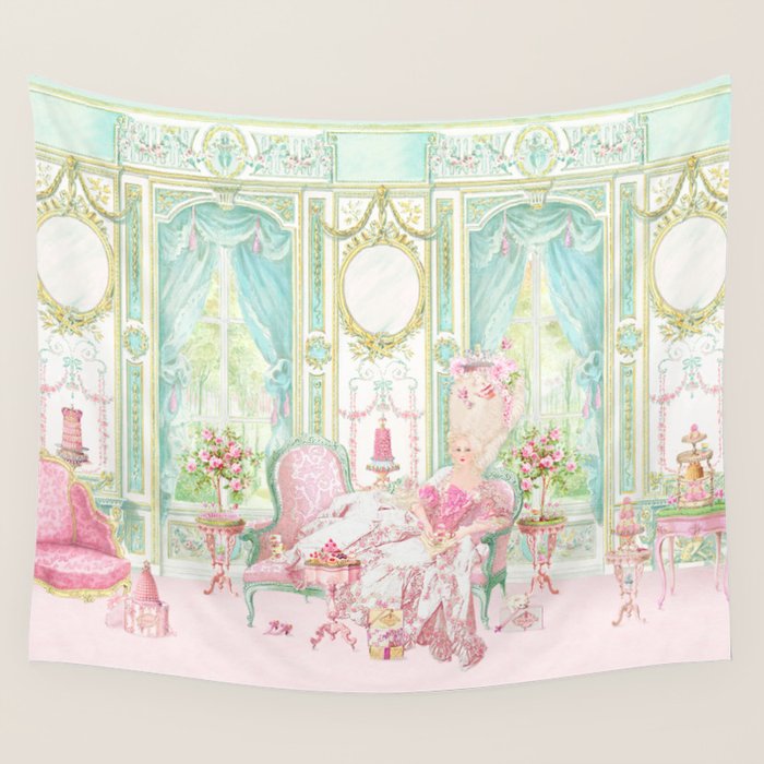 Marie Antoinette, Palace of Versailles, Diorama Wall Tapestry Gallery Image 4