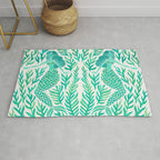 Kelp Forest Mermaid - Mint Palette Rug Gallery Image 1
