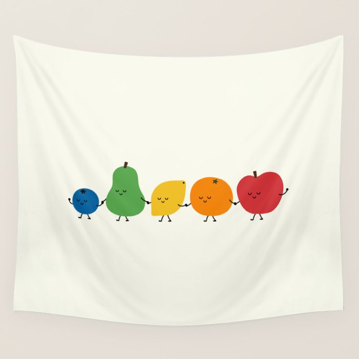 Fruit Parade Wall Tapestry Gallery Image 4
