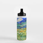 Van Gogh Mountain Meadow Landscape Painting Print Water Bottle Gallery Image 2