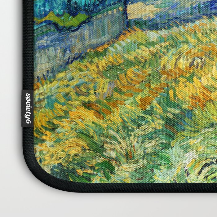 Van Gogh Mountain Meadow Landscape Painting Print Laptop Sleeve Gallery Image 3