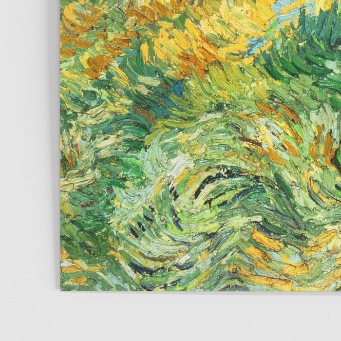 Van Gogh Mountain Meadow Landscape Painting Print Poster Gallery Image 3