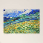 Van Gogh Mountain Meadow Landscape Painting Print Welcome Mat Gallery Image 1