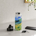Van Gogh Mountain Meadow Landscape Painting Print Water Bottle Gallery Image 4