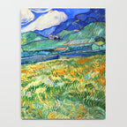Van Gogh Mountain Meadow Landscape Painting Print Notebook Gallery Image 4