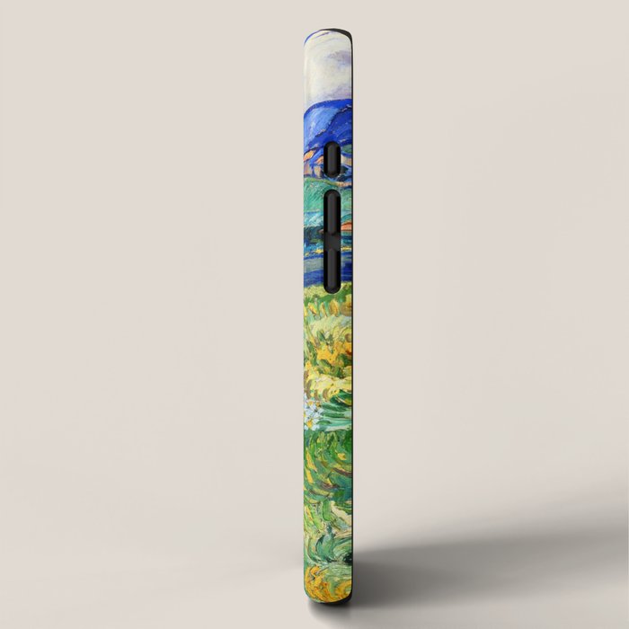 Van Gogh Mountain Meadow Landscape Painting Print iPhone Case Gallery Image 2