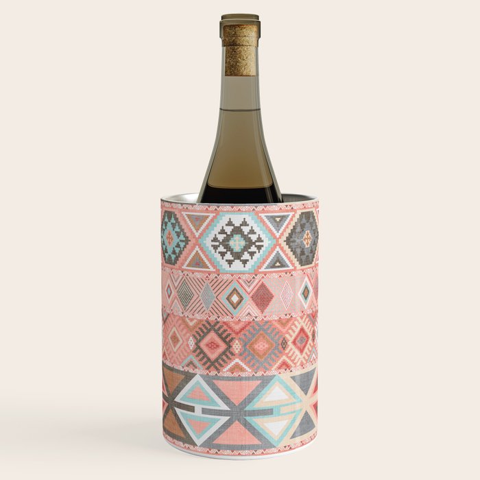 Aztec Artisan in Pink Wine Chiller Gallery Image 2