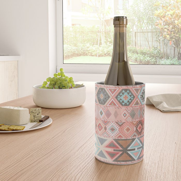 Aztec Artisan in Pink Wine Chiller Gallery Image 4