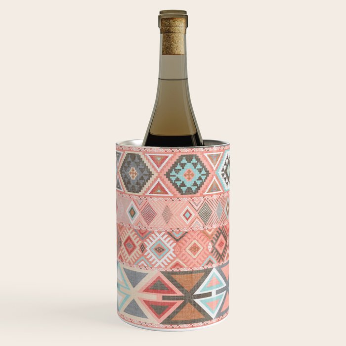 Aztec Artisan in Pink Wine Chiller Gallery Image 1
