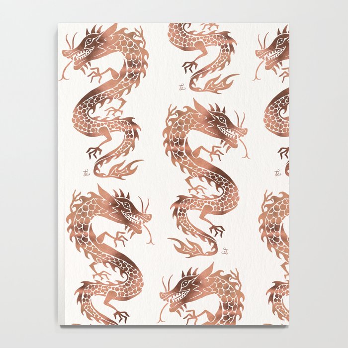 Chinese Dragon - Rose Gold Palette Notebook Gallery Image 4