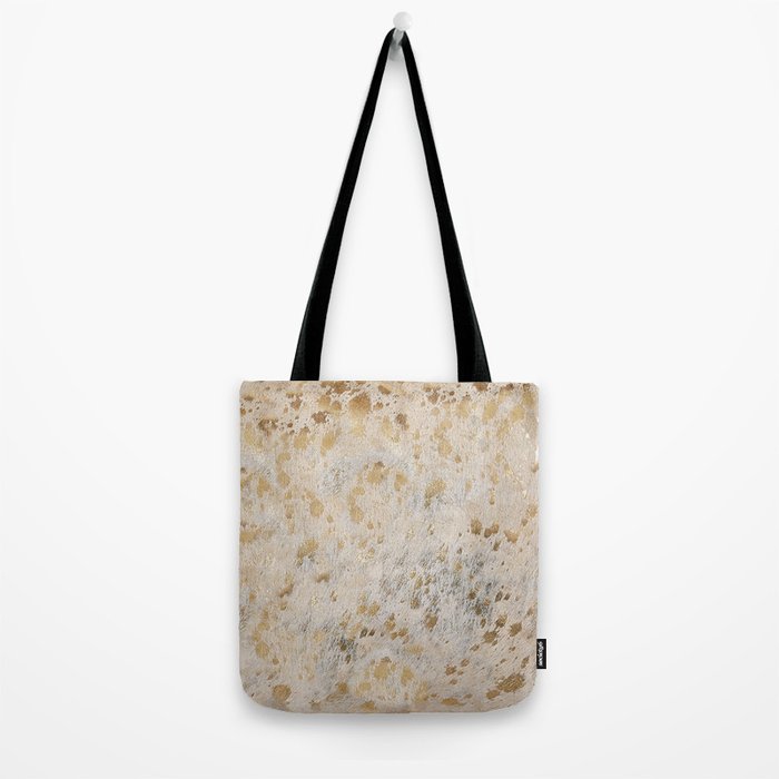 Gold Hide gold cowhide Tote Bag Gallery Image 2