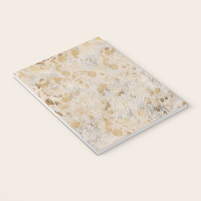 Gold Hide gold cowhide Notebook Gallery Image 3